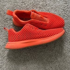 NOBULL Neon Orange Mesh Sneakers